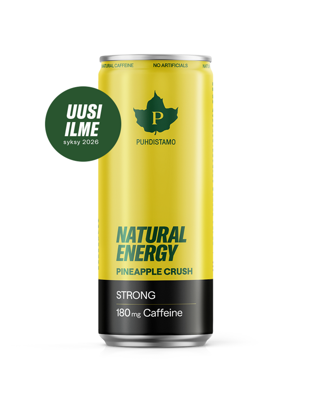Natural Energy Drink Pineapple Crush Strong - 330 ml