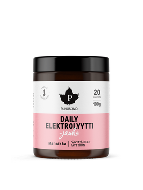 Daily Elektrolyyttijauhe Mansikka - 100 g