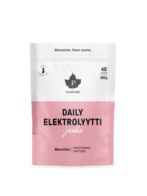 Daily Elektrolyyttijauhe Mansikka - 200 g