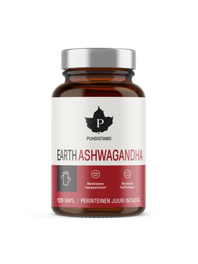 Puhdistamo Earth Ashwagandha - 120 kaps