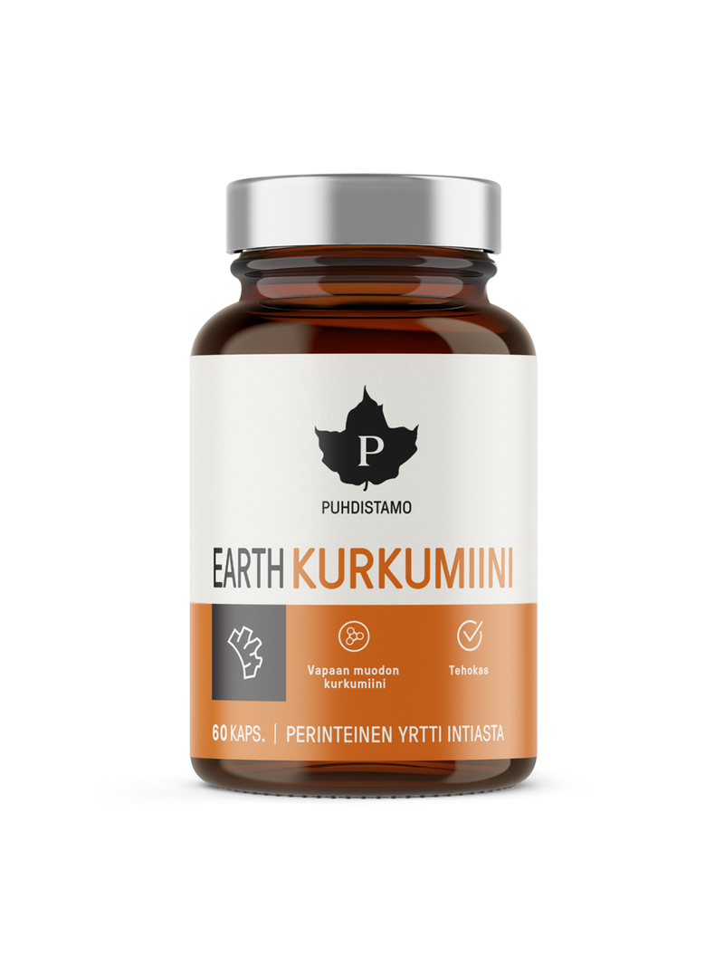 Puhdistamo Earth Kurkumiini - 60 kaps