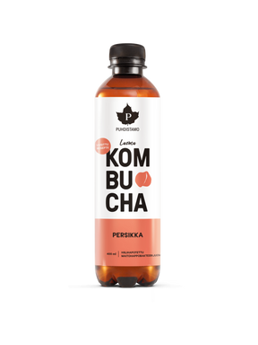 Luomu Kombucha Persikka - 400 ml