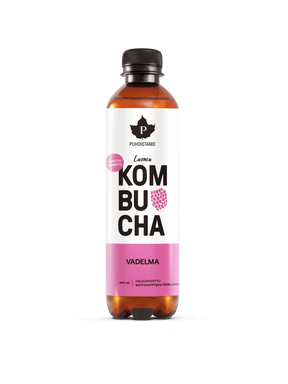 Luomu Kombucha Vadelma - 400 ml