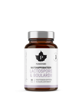 LactoSpore® & Boulardii Maitohappobakteeri - 30 kaps