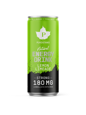 Natural Energy Drink Lemon Limeade Strong - 330 ml
