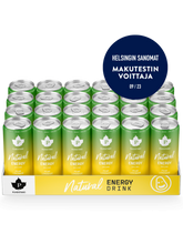 Natural Energy Drink Pear Lemonade - 330 ml 24-pack