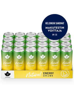 Natural Energy Drink Pear Lemonade - 330 ml 24-pack