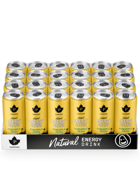 Natural Energy Drink Pineapple Crush Strong - 330 ml 24-pack