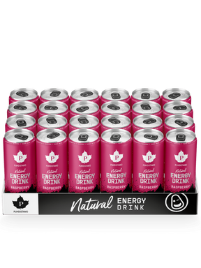 Natural Energy Drink Raspberry Strong - 330 ml 24-pack