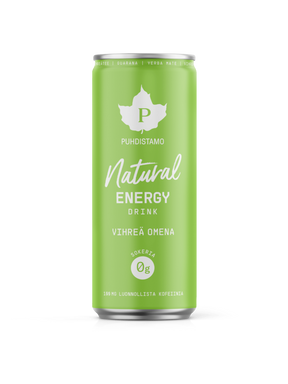 Natural Energy Drink Vihreä omena - 330 ml