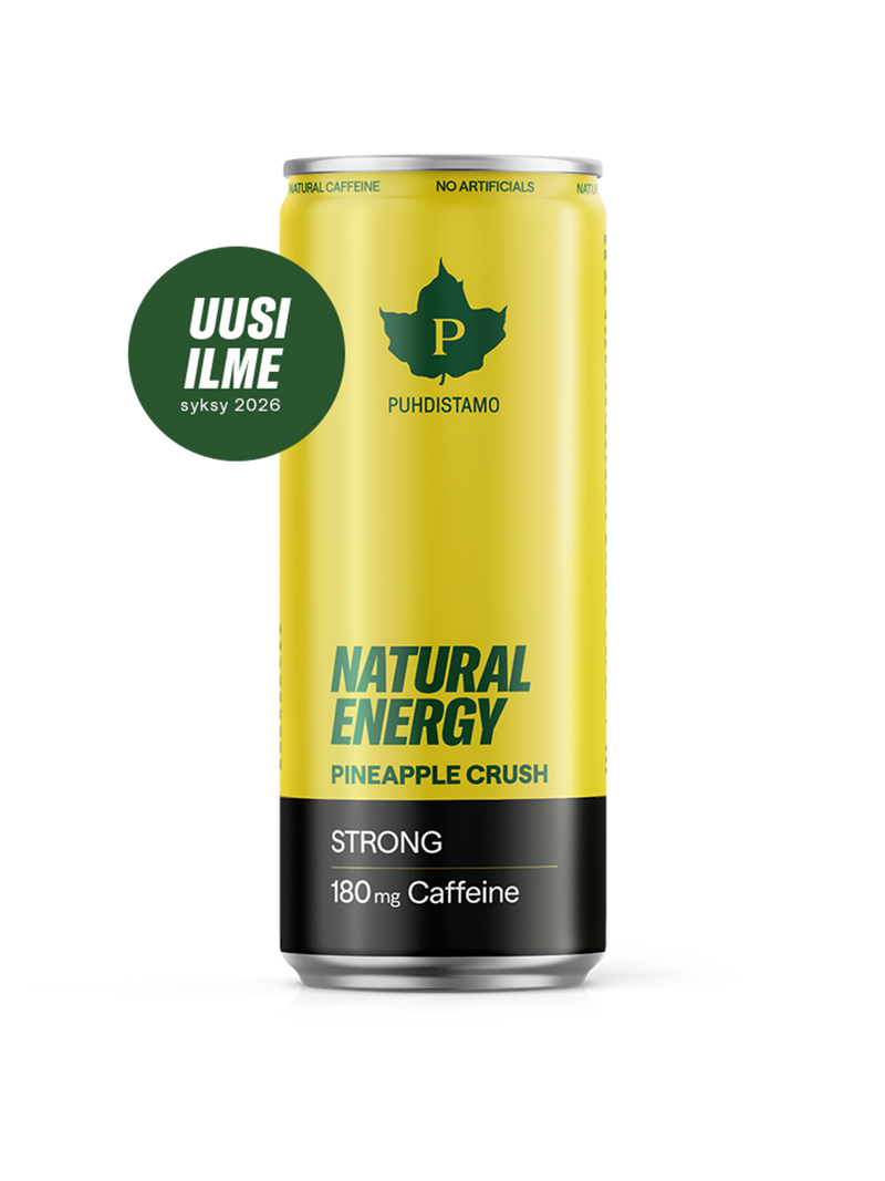 Natural Energy Drink Pineapple Crush Strong - 330 ml