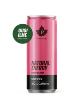 Natural Energy Drink Raspberry Strong - 330 ml