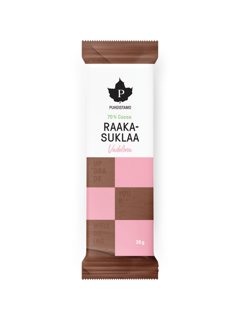 Raakasuklaa Vadelma - 36 g