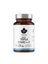 Tripla Sinkki + C 25 mg - 60 kaps