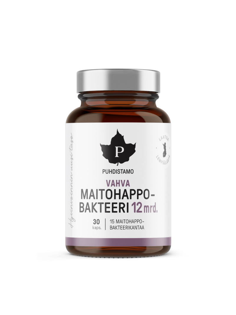 Vahva Maitohappobakteeri 12 mrd. - 30 kaps